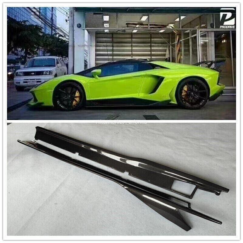 Suitable for LAMBORGHINI AVENTADOR LP700 LP720 carbon fiber side skirts