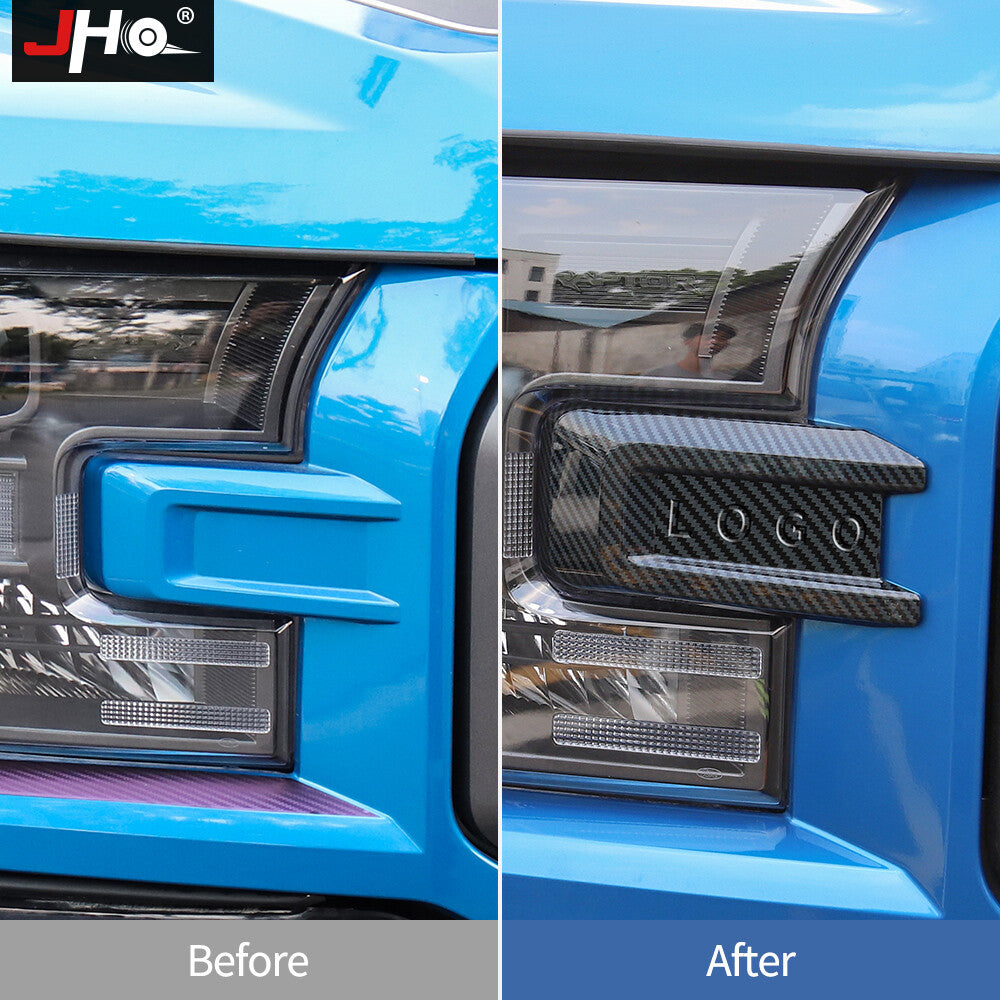 Front bumper headlight Grille Decor Cover Trim for Ford F150 2015-2020