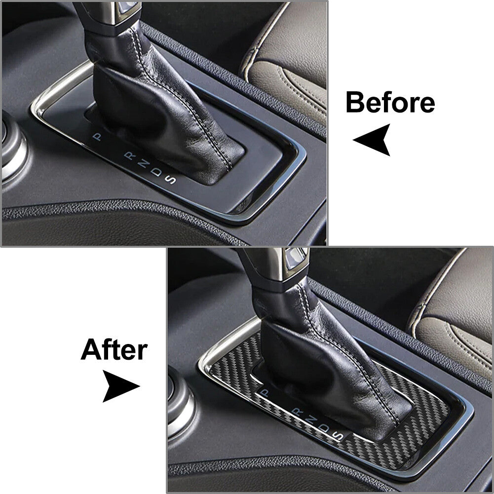 Carbon Fiber Gear Shift Panel Cover Trim for Ford Ranger Sport 2015-2022 2019