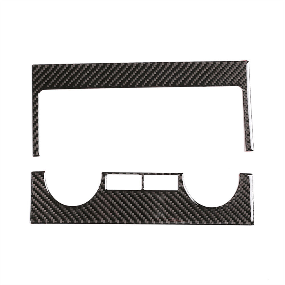 Carbon Fiber Central Air Conditioner Switch Panel Trim for T@yota Tundr@ 2014-21