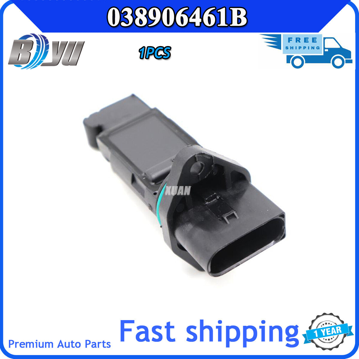 Suitable for Bora , Caddy, Fox for Golf , Beetle - 1 airflow metering sensor 038906461B v