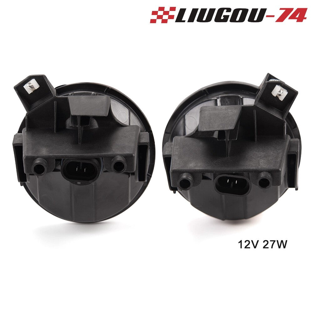 Suitable for 01-04 for Dodge Dakota/Durango transparent lens bumper driving fog light set - v
