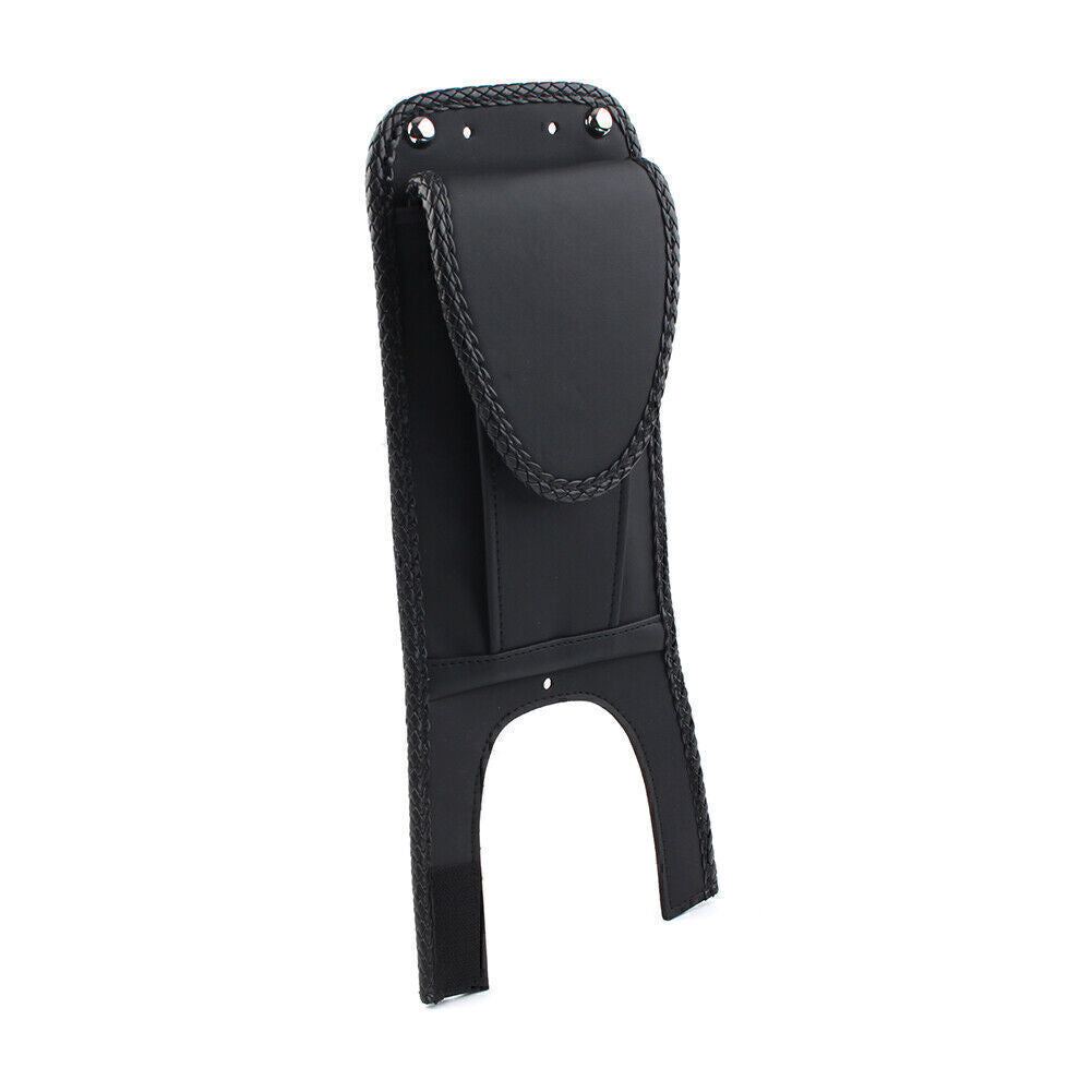 for Harley Davidson Softail Fat Boy FXST FXSTB FLST Leather Tank Bib W/ Pouch Q