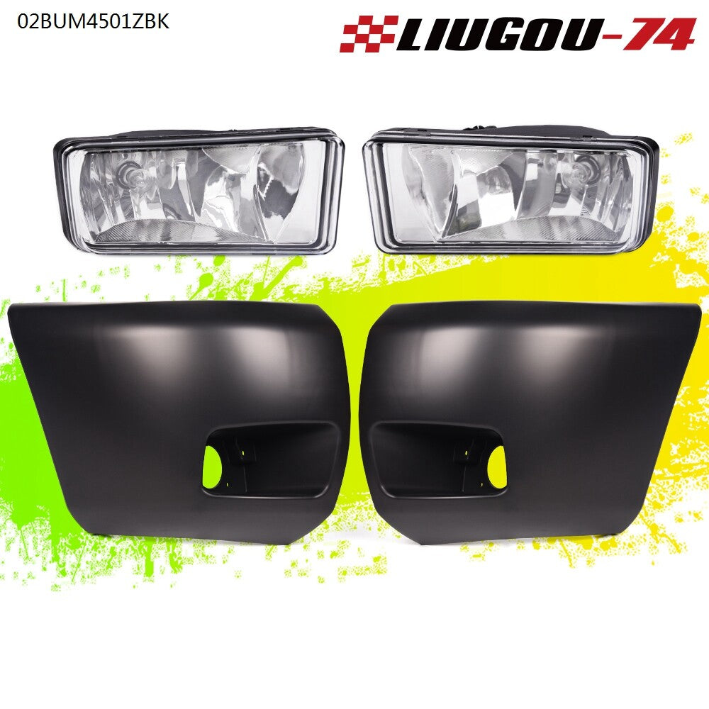 Black front bumper end cover fog light LH&right grip suitable for 2007-2013 Silverado 1500- v