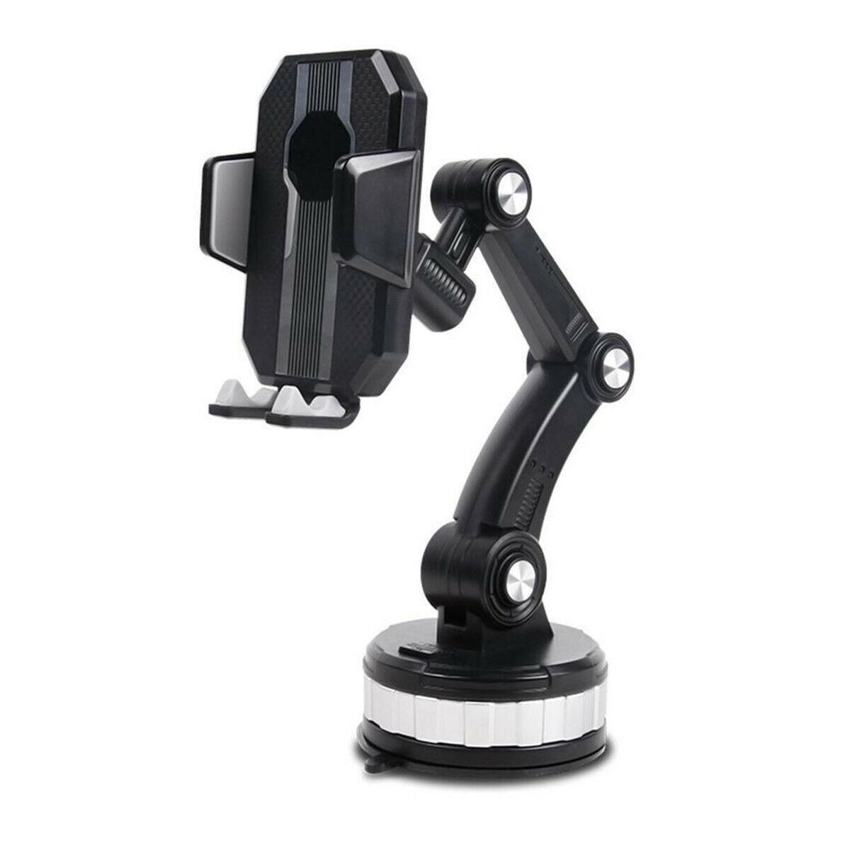 360° Phone Holder Suction Cup Mount Suitable for Car Dashboards/Windshields, Adjustable n