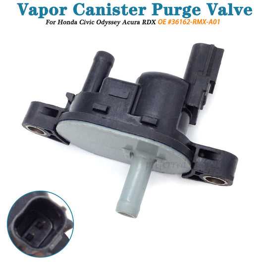 Vapor canister purge valve for Acura for RDX TSX, for Honda Odyssey, for Civic 36162-RMX-A01- v