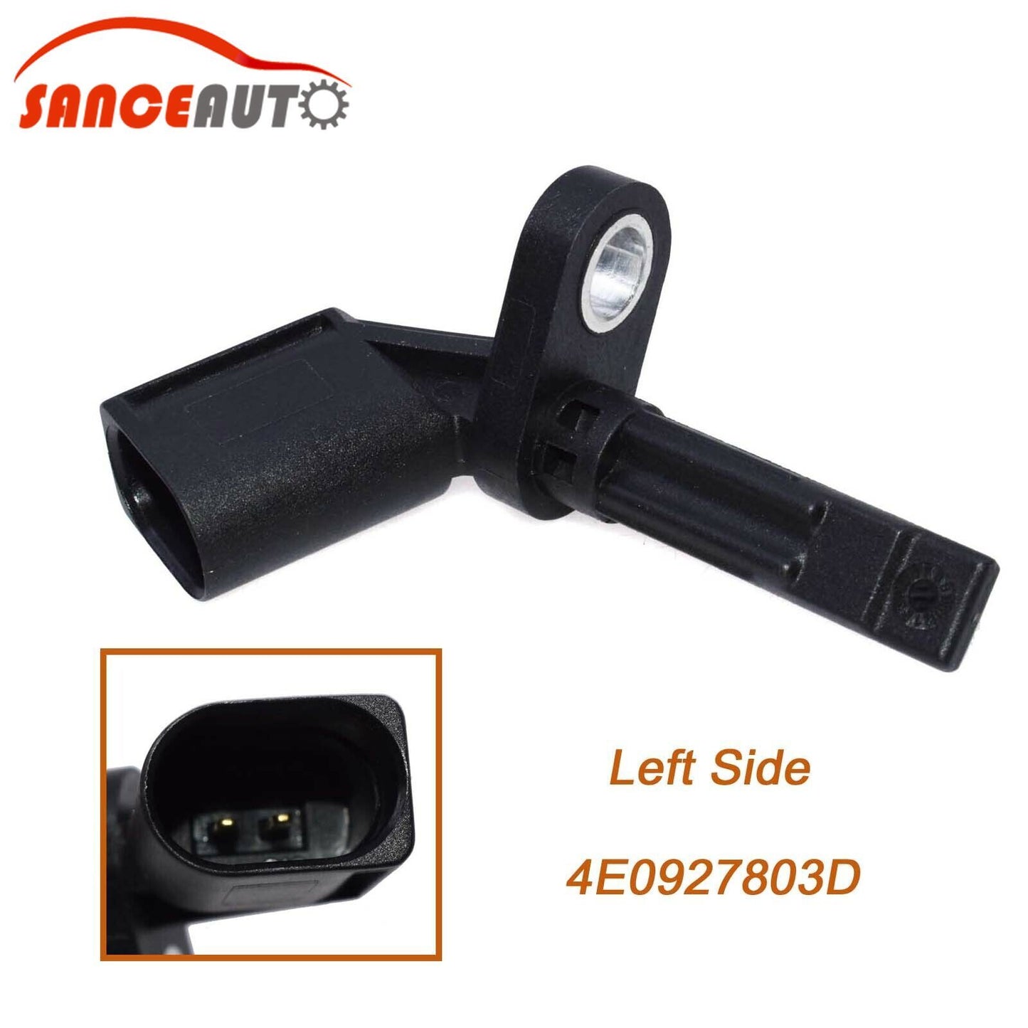 ABS wheel speed sensor left drive for Audi A4 A5 A6 A7 for A8 Q5 R8 4E0927803D Brand New n