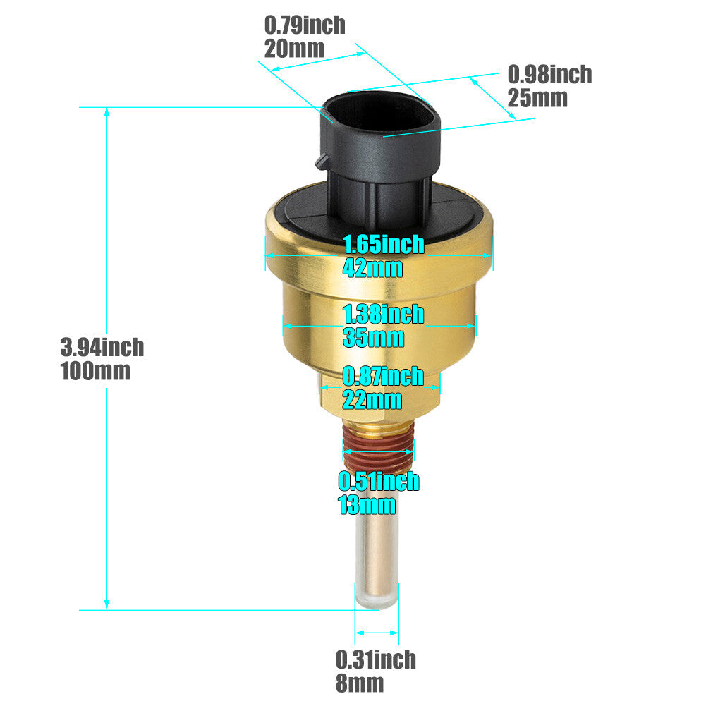 Coolant Fluid Level Sensor fit for Kenworth K100 T2000 T300 T600 T660 4903489 Q