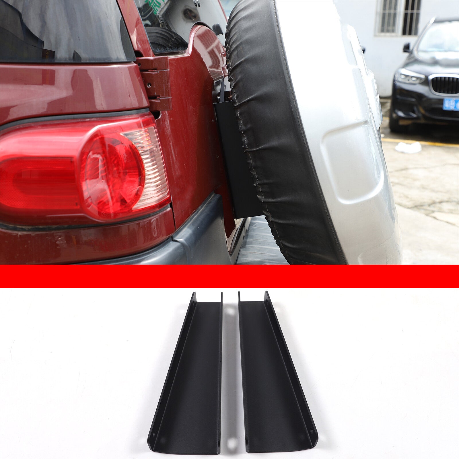 FJ Cruiser 2007 - 21 Spare Tire Transfer Tire Tire Reversible Backrest n