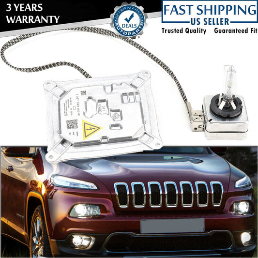 Suitable for 2006-2011 for Cadillac DTS Xenon HID Headlight Ballast Module 25806714 with Bulbs