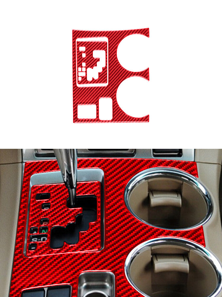 Carbon Fiber Top Console Panel Trim Sticker for Audi TT 8N 2001-2006 Red Type B v