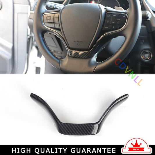Steering Wheel U Type Cover Trim 1 Interior for Lexus for ES 2018-2021 Carbon Fiber