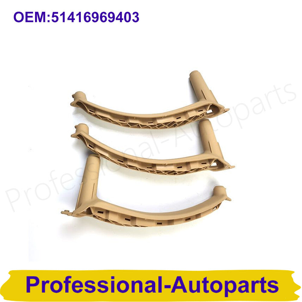 Beige Interior Inner Door Panel Handle Pull Trim Cover for BMW e70 x6 e71x5 e70