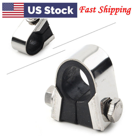 Speedo Clamp Gauge Rubber For 7/8 1 Handlebar Mounting Bracket Motorcycle