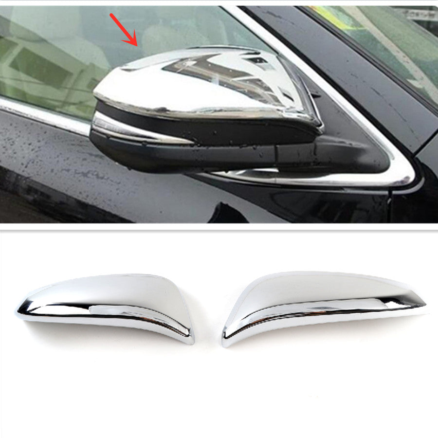 for Toyota RAV4 13-2018 Chrome Rearview Side Wing Mirror Molding Cover Trim 2PC
