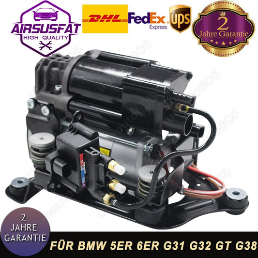 for BMW 5/6 Series G31 G32 GT G38 16-23 Compressor Air Suspension with Valve Block