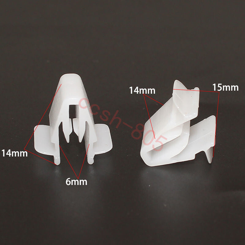 10Pcs Car Interior Windshield Door Garnish Moulding Clips for Toyota Highlander Q