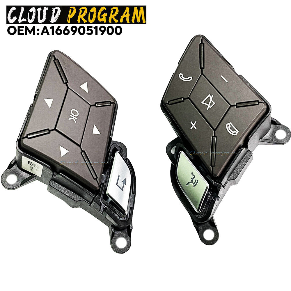 Brown steering wheel switch for MERCEDES GL E S ML GLS 212 w166 AMG 1 pair n
