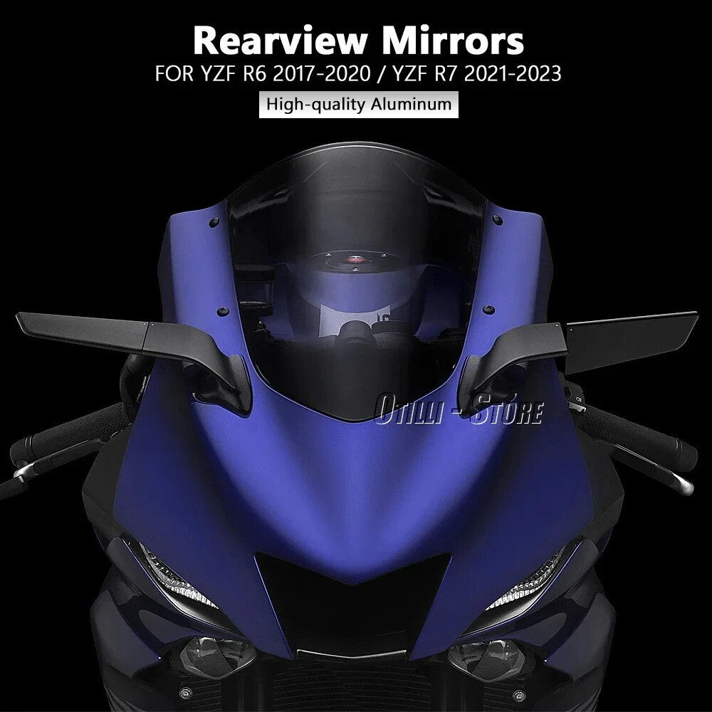 New Adjustable Wing Mirrors for Yamaha YZF R1 15-23 R6 17-20 R7 2021-2023 Q