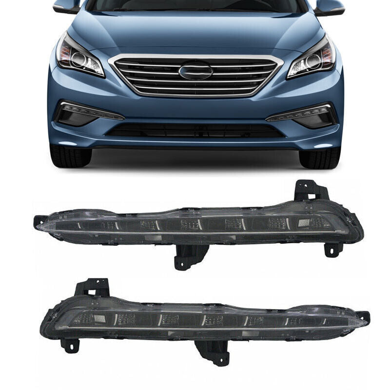 1 Pair for Hyundai Sonata LED Fog Light Daytime running light 2016-2017 n