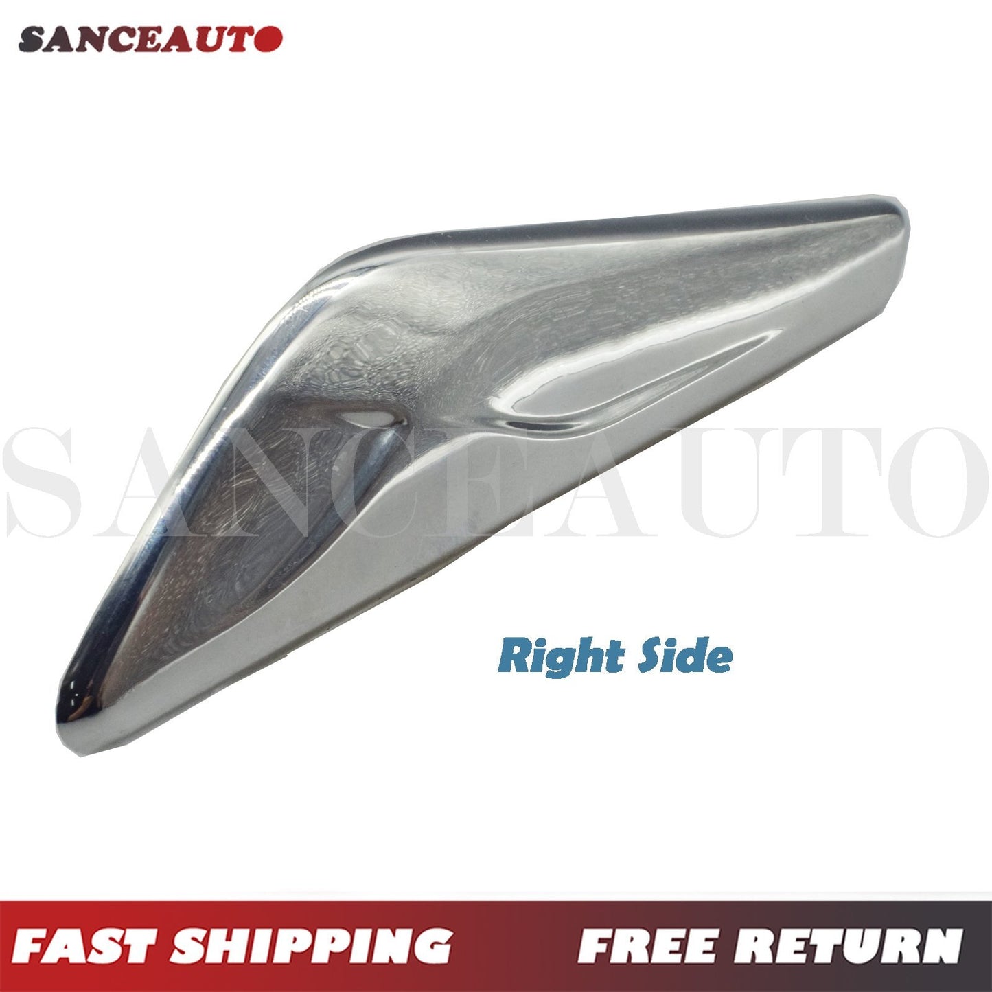 Right front fender chrome trim polishing machine 51117338570, suitable for X3, X4, F25, F26. n