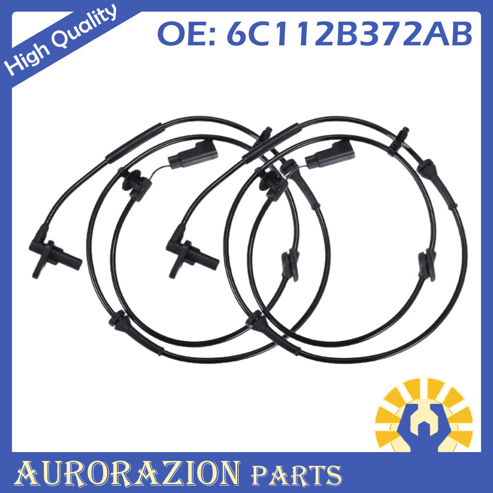 2-piece front L/R ABS wheel speed sensor 6C112B372AB for Transit Mk7 2006-2014 n