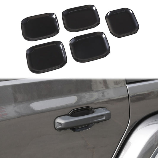 Black Exterior Accessories Door Handle Bowl Trim for 2018-2024 for Jeep for Wrangler JL