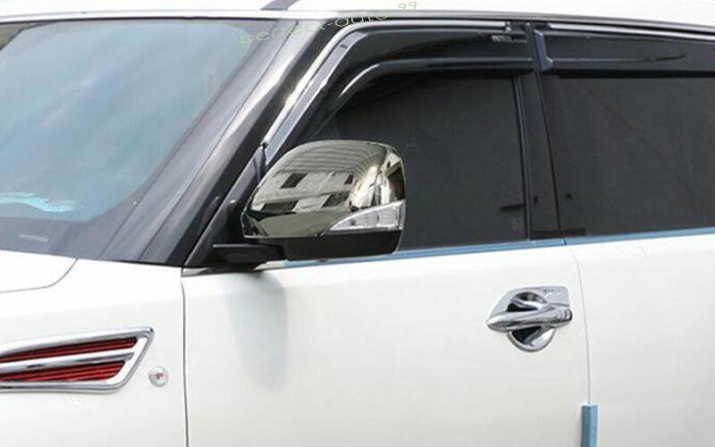 for Nissan Armada Patrol Y62 2018-2024 Chrome Rear View Mirror Cap Cover Trim 2X