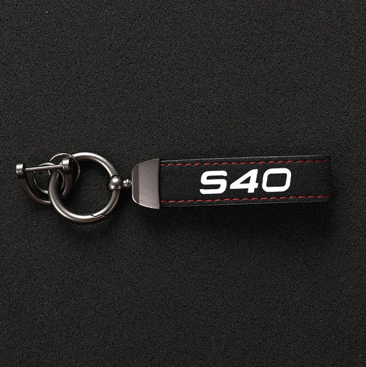 Car keychain key ring nylon lanyard tag Mugan black for Subaru,for Infiniti,for Acura