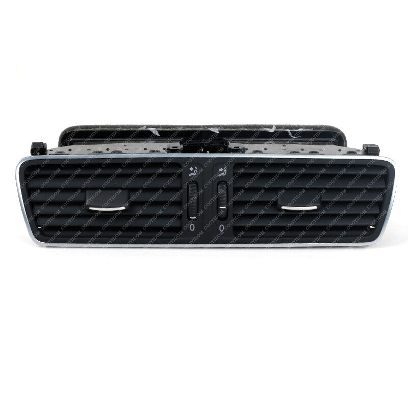 ?? for VW for PASSAT B6 B7 CC Black Central Chrome Front Dash Central Air Vent ??