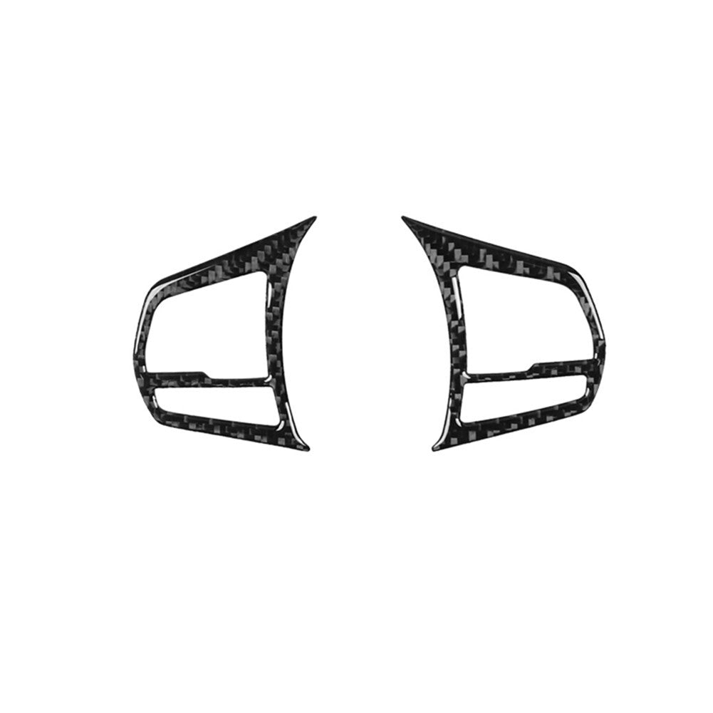Carbon Fiber Interior Steering Wheel Button Cover Trim for Toyota Supra A90
