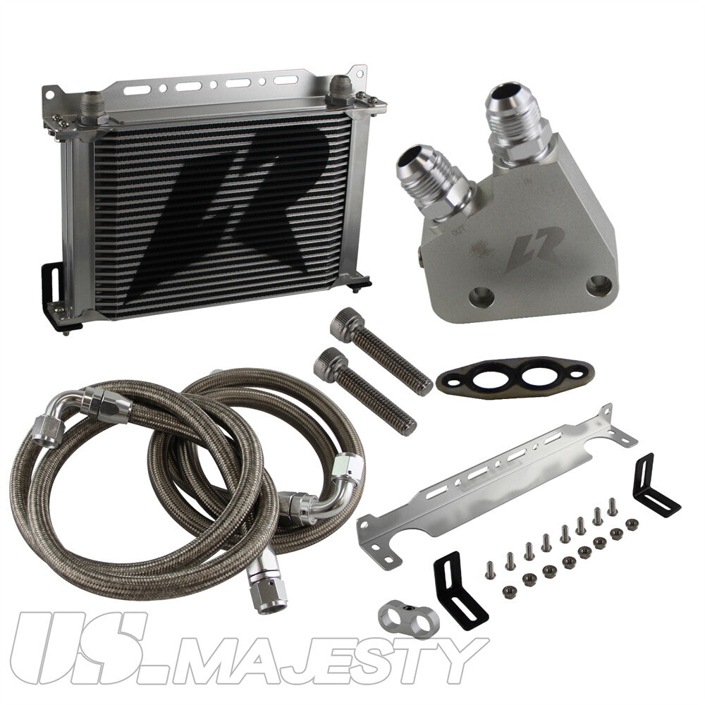 25 Row Engine Oil Cooler Kit for Corvette C5 97-04 C6 05-13 C7 LS1 LS2 LS3 LS6
