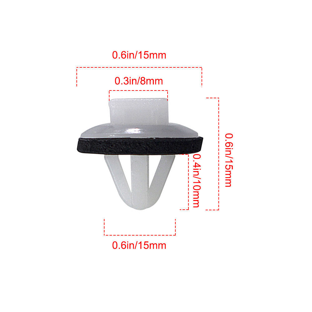 10-piece door panel molding clamp with sealer plastic retainer for Lexus MR2 - n