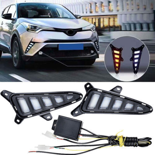 Daytime Running Light For 18-2022 for Toyota C-HR CHR LED Front Fog Lamp DRL Repalce