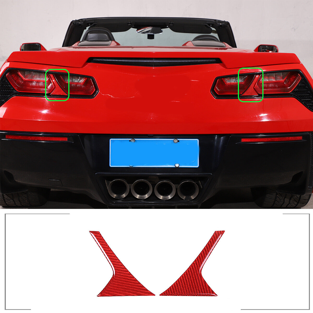 Red ABS Steering Wheel Cover Trim Decal for Tacoma Tundra 2016-20- v