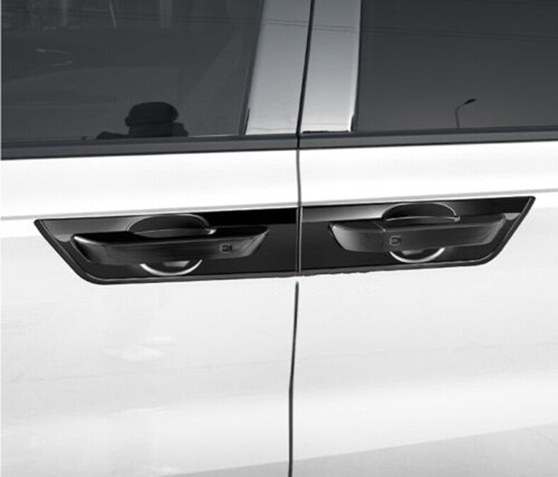 For Highlander 2020-2024 PU Rear Bumper Guard Sill Plate Sticker Cover v