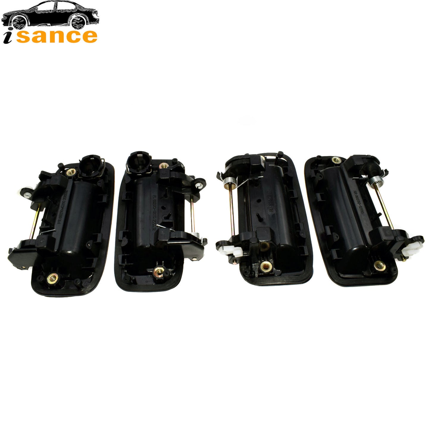 4-Pack Door Handles for for Corolla 88-92 Exterior Front, Rear, Left, and Right - v