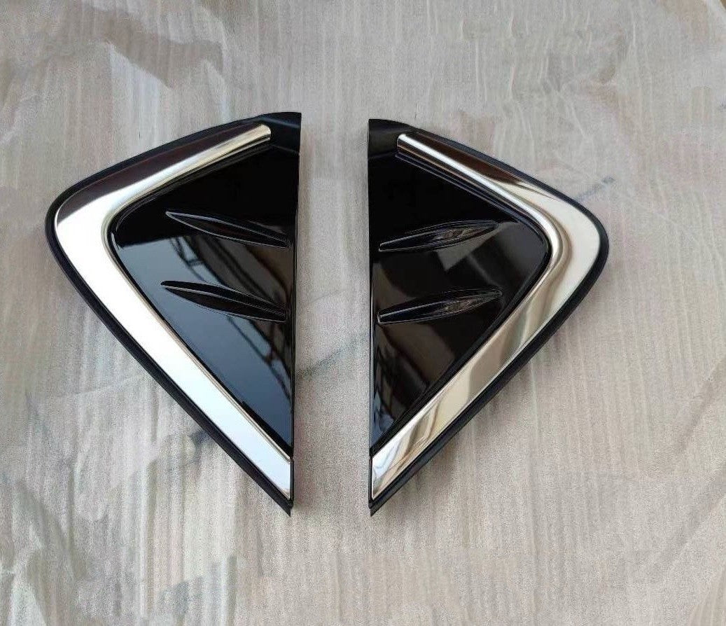 2020-2024 for Toyota for Sienna Mirror Triangle & Door Pillar Trim Gloss Black Left Righ