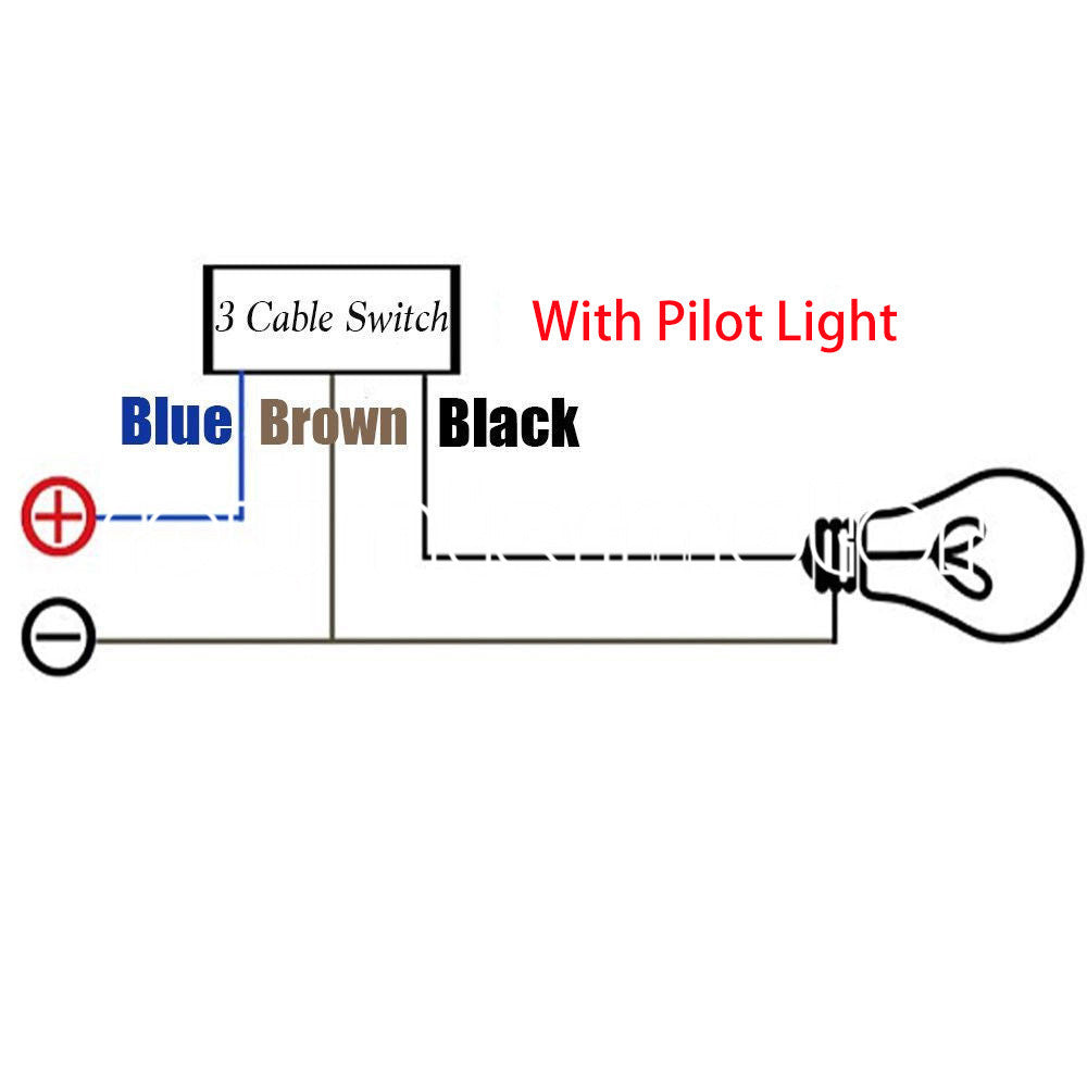 7/8'' Motorcycle Handlebar Headlight Light Switch On Off On Waterproof Chrome Q