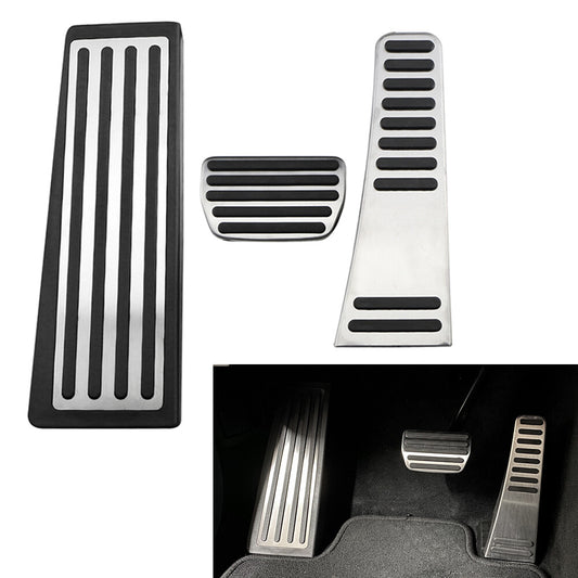 LHD Stainless Steel Car Footrest Brake Gas Pedals Protection Cover for Volvo S90