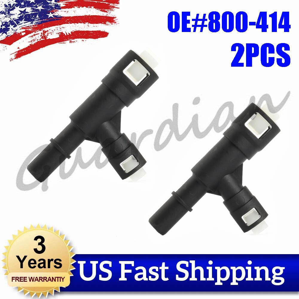 2PCS Heater Hose Connector 800-414 for GMC for SIERRA for YUKON XL 1500 2500 for CHEVROLET