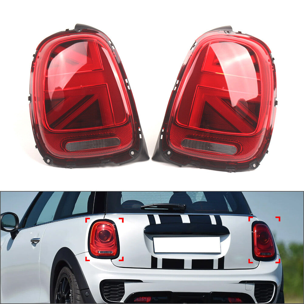 2pcs Red Tail Lights Rear Lamps Brake Lamps for BMW for Mini F55 F56 F57 2014-2021