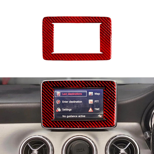 2x Red Carbon Fiber for Co -pilot Strip Cover Trim For 6 F12 F13 2011-2018 v