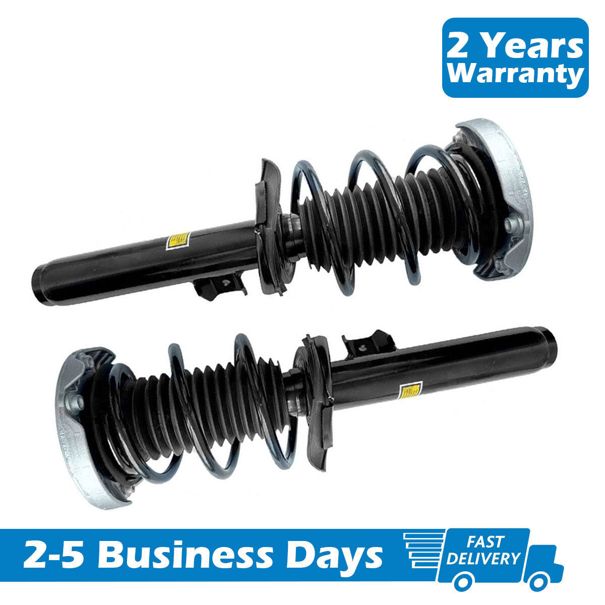 pair of front shock absorber spring struts with EDC for BMW F30, F31, 230i, 330i, 430i, 440i, and AWD