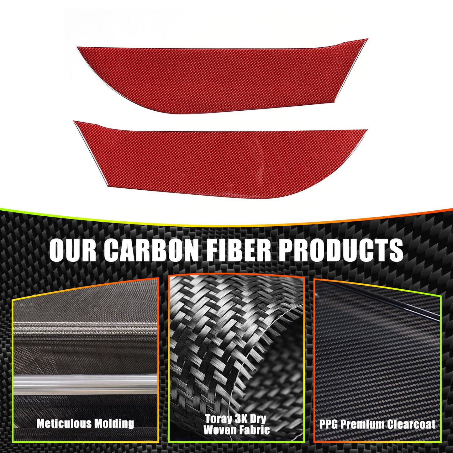 for Lotus EMIRA 2022 - 2024 Carbon Fiber Dashboard Upper Panel Trim Sticker- v