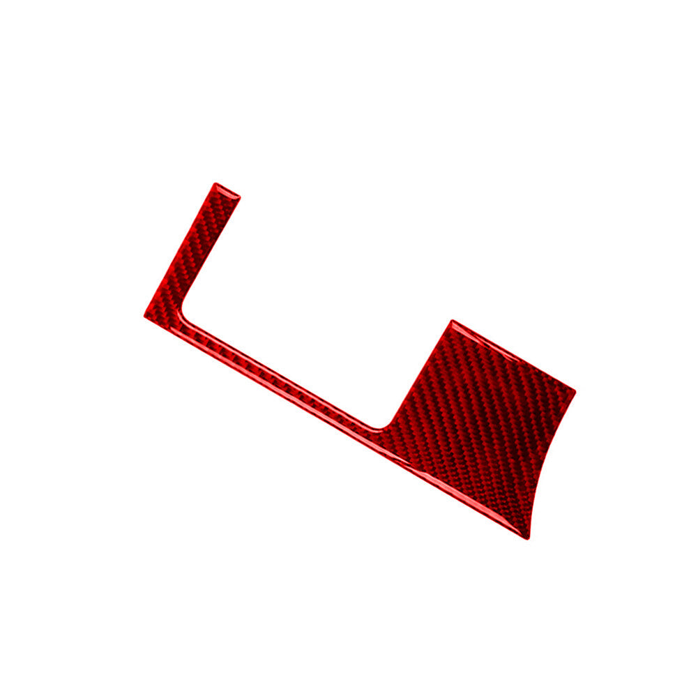 Red Carbon Fiber Radio Player Frame Cover Trim for Honda CRV CR-V 2015-16 Type A v
