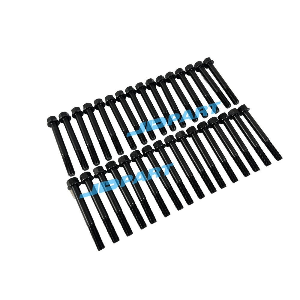 Superior quality 32-piece 1006-60 cylinder head bolts for Perkins engine parts.