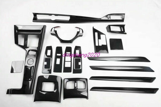 for Lexus ES200 250 300H 2013-2017 Interior Kit Carbon Fiber Car Decor Trims ABS