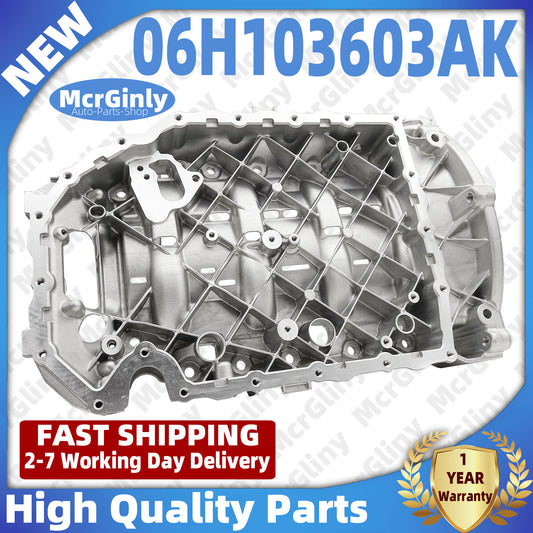 Engine oil pan suitable for Audi A4, A5, A6, for A8 , Q5, CDHB, 1.8T, 2.0T, 06H103603S, 06H103603AK- n