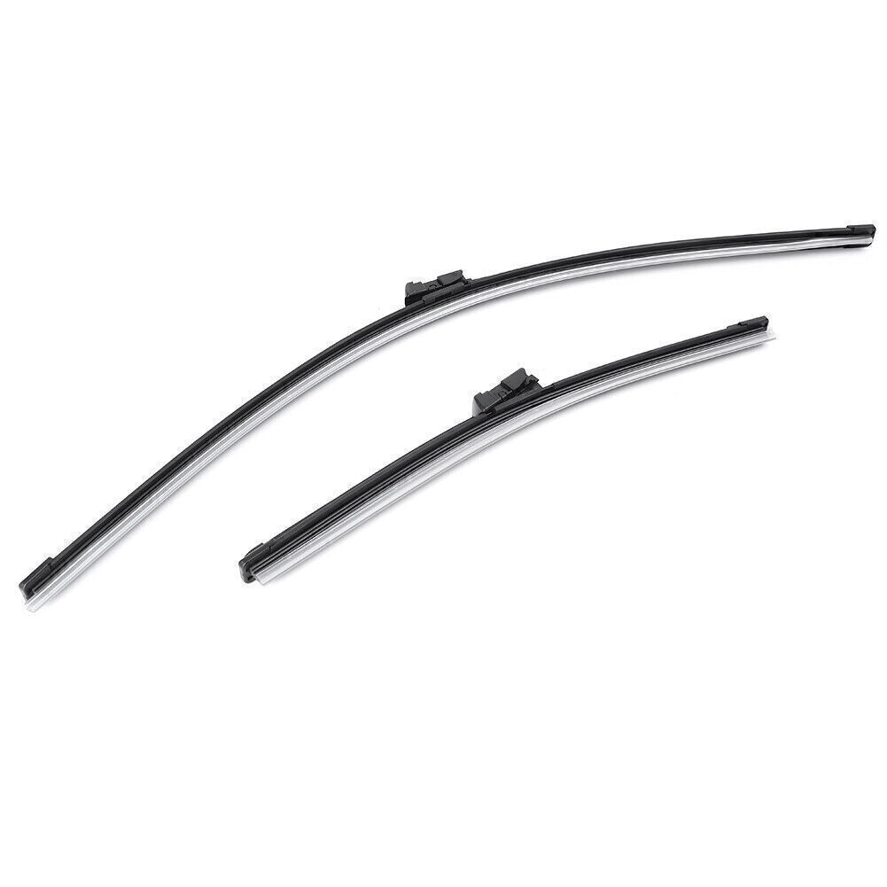 26+15 Front Windshield Wiper Blades Bracketless Fit for Fiat 500L 2012-2018 Car